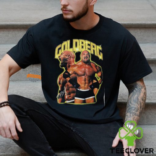 Bill Goldberg Double Pose Signature Mens Black T hoodie, sweater, longsleeve, shirt v-neck, t-shirt