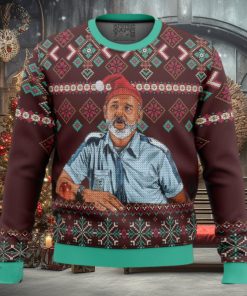 Bill Murray Ugly Christmas Sweater 3D Gift Christmas Funny