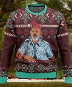 Bill Murray Ugly Christmas Sweater 3D Gift Christmas Funny