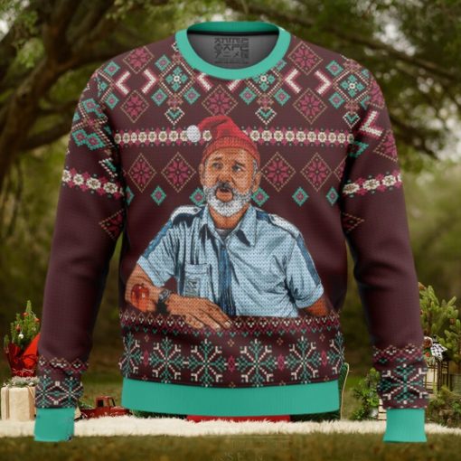 Bill Murray Ugly Christmas Sweater 3D Gift Christmas Funny