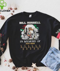 Bill russell in memory of 1934 2022 cup shirt