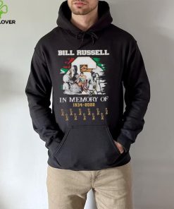 Bill russell in memory of 1934 2022 cup shirt