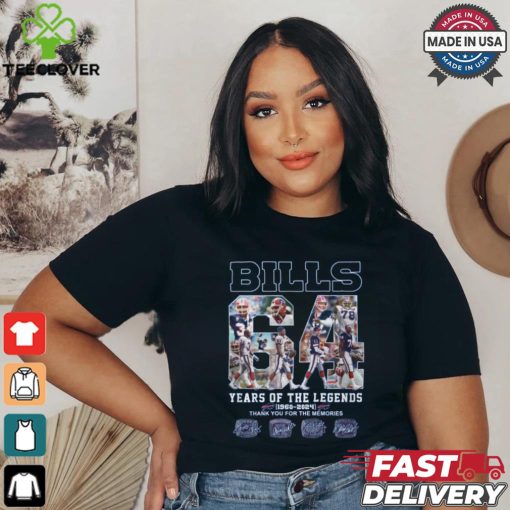 Bill years of the legends 1960 2024 thank you for the memories shirt