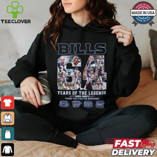 Bill years of the legends 1960 2024 thank you for the memories shirt