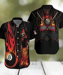 Billiard Mr Bones 8 Ball Hawaiian Shirts