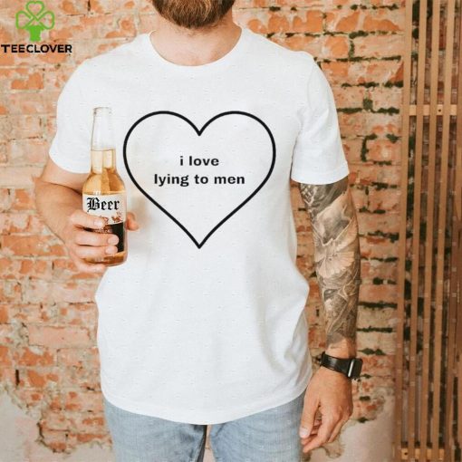 Billie Eilish I love lying to men shirt