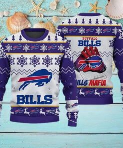 Bills Mafia Buffalo Bills Ugly Christmas Sweater