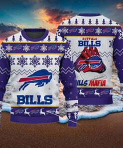 Bills Mafia Buffalo Bills Ugly Christmas Sweater