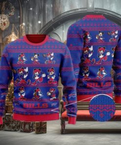 Bills Mickey Mouse Knitted Ugly Christmas Sweater
