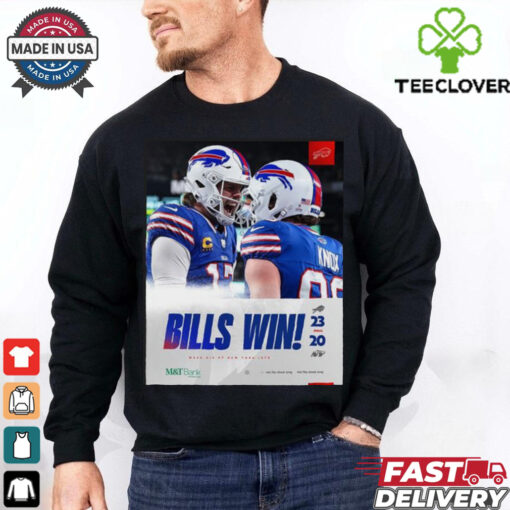 Bills Wins 23 20 Jets Final Score hoodie, sweater, longsleeve, shirt v-neck, t-shirt