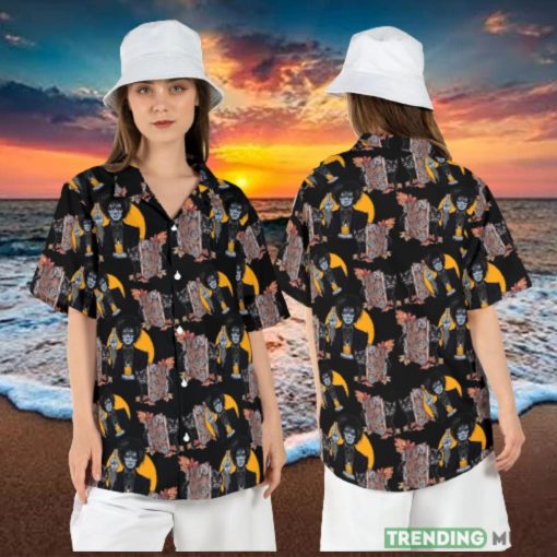Billy Butcherson Cat Hawaiian Shirt Halloween Hocus Pocus Button Shirt Sanderson Sisters Aloha Shirt