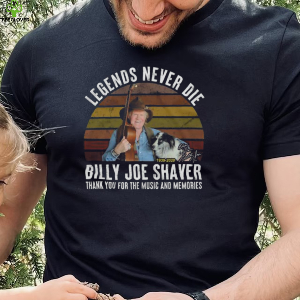 Billy Joe Shaver Signed 1939 2020 Legends Never Die Vintage Thank You Music And Memories Shirt Billy Joe Shaver Signed 1939 2020 Legends Never Die Vintage Thank You Music And Memories Shirt