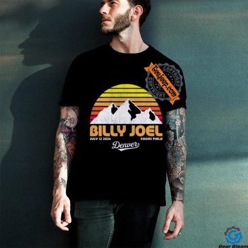 Billy Joel 7 12 24 Denver Retro Event T Shirt