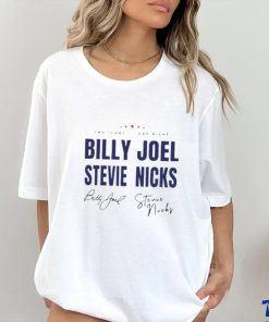 Billy Joel Stevie Nick Tour signature shirt 1 Billy Joel Stevie Nick Tour signature shirt