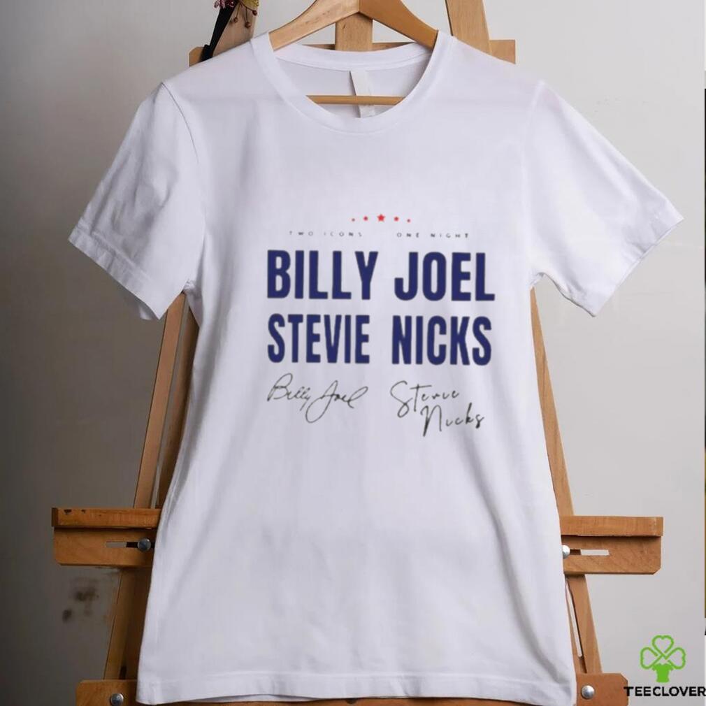 Billy Joel Stevie Nick Tour signature shirt Billy Joel Stevie Nick Tour signature shirt