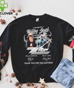 Billy Joel Zz Top Thank You For The Memories Signatures Shirt