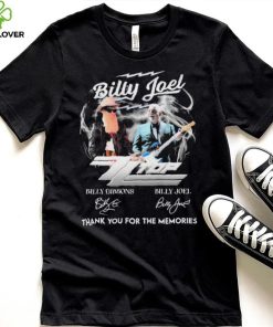 Billy Joel Zz Top Thank You For The Memories Signatures Shirt