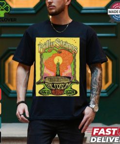 Billy Strings Artwork Candle Night 1 Poster For Show Music At The Forum In Los Angeles California On August 23 2024 Art By Fez Moreno Classic T Shirt