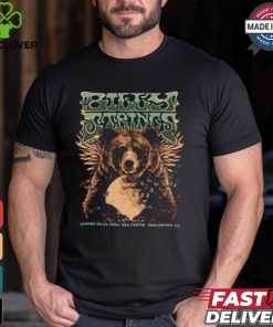 Billy Strings Bear Poster For Inglewood CA At Kia Forum On August 23 24 2024 Vintage T Shirt