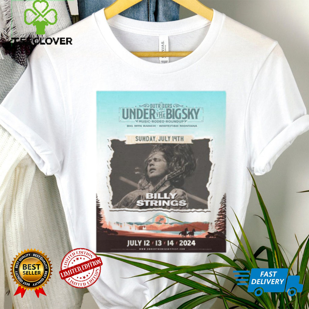 Billy Strings July 12,13,14 2024 Under The Big Sky Shirt Billy Strings July 12,13,14 2024 Under The Big Sky Shirt