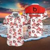 Tractor Independence Day Green Tractor US Flag Hawaiian Shirt