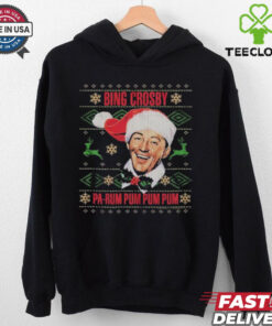 Bing Crosby Pa Rum Pum Pum Pum Ugly Christmas T shirts