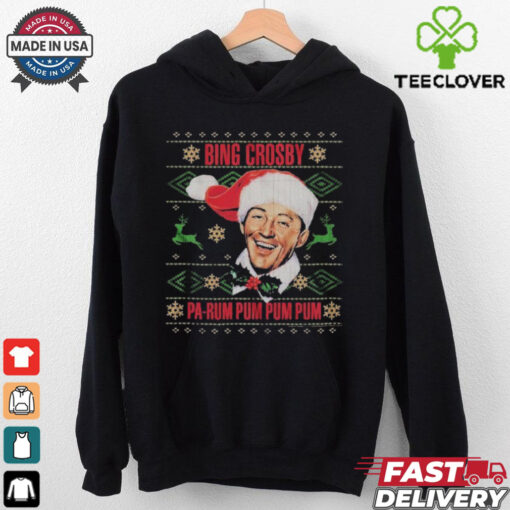 Bing Crosby Pa Rum Pum Pum Pum Ugly Christmas T shirts