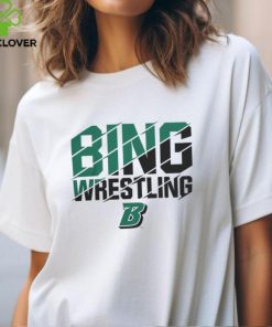 Binghamton Bearcats Slash Wrestling T Shirt