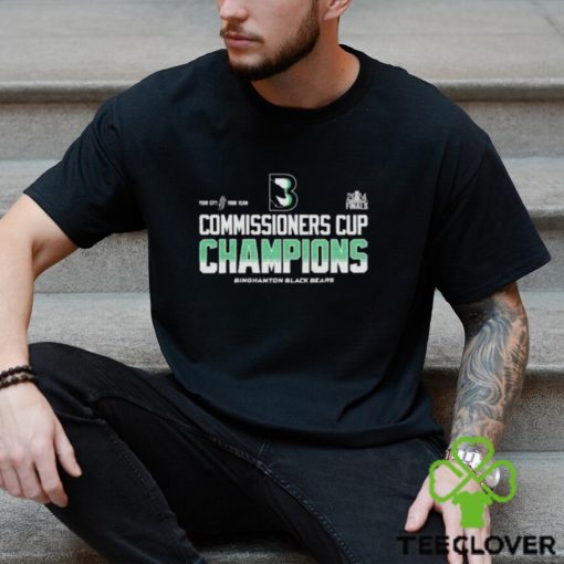 Binghamton Black Bears 2024 FBHL Final Commissioners Cup Champions Unisex T Shirt