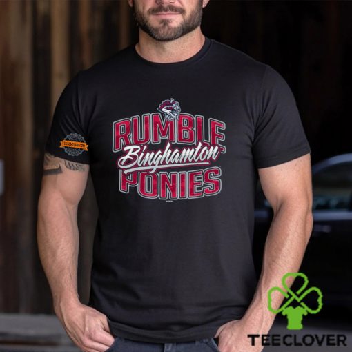 Binghamton Rumble Ponies Carousel horse logo Shirt
