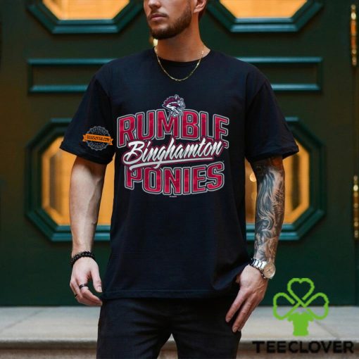Binghamton Rumble Ponies Carousel horse logo Shirt