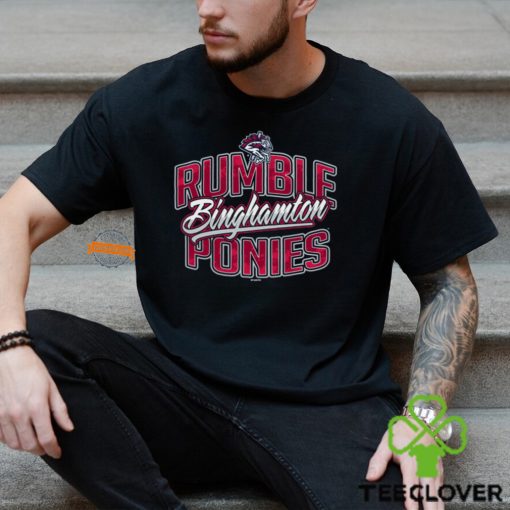Binghamton Rumble Ponies Carousel horse logo Shirt