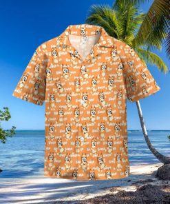 Bingo Bluey Family Birthday Gift Hawaiian Shirts