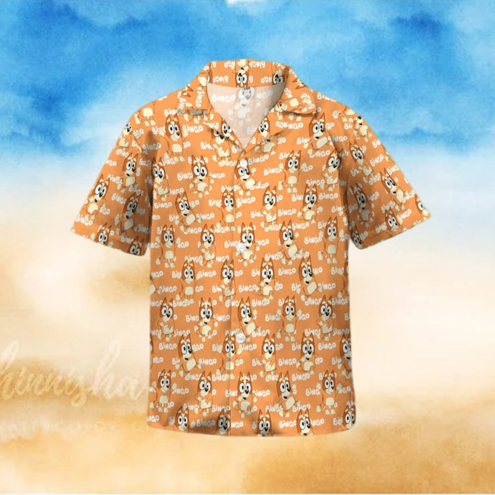 Bingo Bluey Family Birthday Gift Hawaiian Shirts Bingo Bluey Family Birthday Gift Hawaiian Shirts