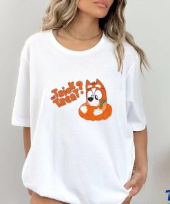 Bingo Pumpkin Trick or Treat Halloween Cute Cartoon shirt