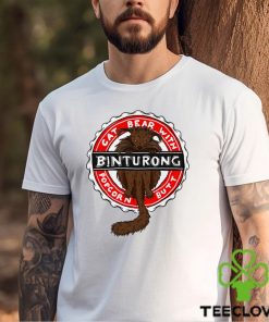 Binturong Cat Bear with Popcorn Butt logo shirt