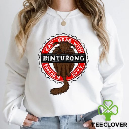 Binturong Cat Bear with Popcorn Butt logo hoodie, sweater, longsleeve, shirt v-neck, t-shirt