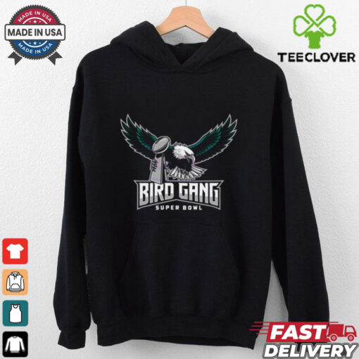 Bird Gang Eagles Holding Super Bowl Champions Trophy Shirt