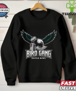 Bird Gang Eagles Holding Super Bowl Champions Trophy Shirt
