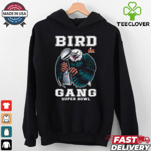 Bird Gang Lix Super Bowl Champions Eagle Holding Trophy shirt