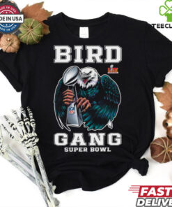 Bird Gang Lix Super Bowl Champions Eagle Holding Trophy shirt
