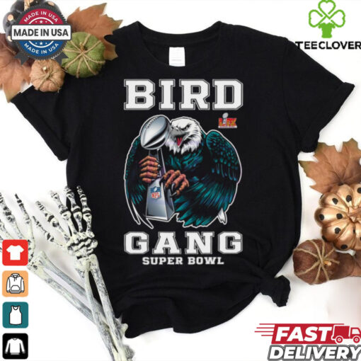 Bird Gang Lix Super Bowl Champions Eagle Holding Trophy shirt