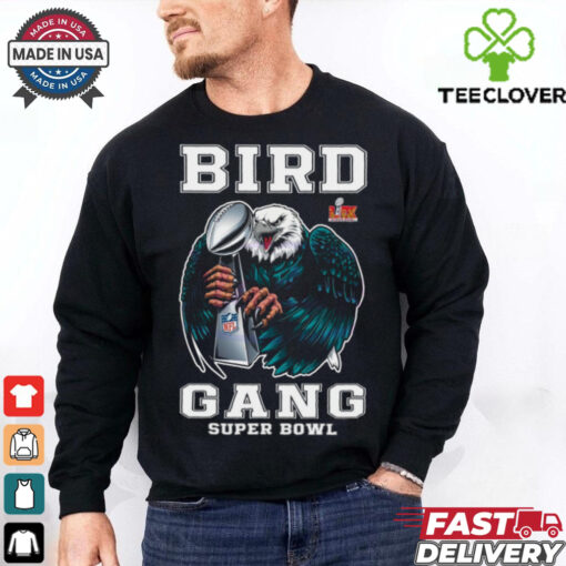 Bird Gang Lix Super Bowl Champions Eagle Holding Trophy shirt