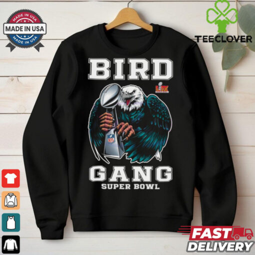 Bird Gang Lix Super Bowl Champions Eagle Holding Trophy shirt