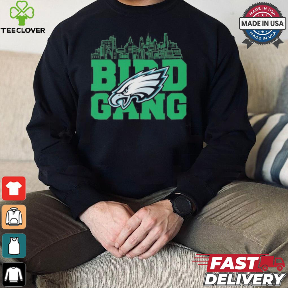 Bird Gang Philadelphia Eagles Skyline Shirt Bird Gang Philadelphia Eagles Skyline Shirt