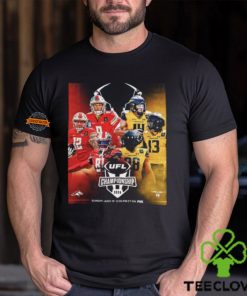 Birmingham Stallions Vs San Antonio Brahmas Matchup UFL Championship 2024 On Sunday June 16 Unisex T Shirt 1 Birmingham Stallions Vs San Antonio Brahmas Matchup UFL Championship 2024 On Sunday June 16 Unisex T Shirt