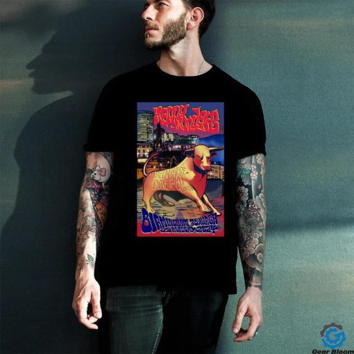 Birmingham, UK March 30 2024 Happy Mondays Tour Poster shirt