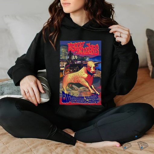Birmingham, UK March 30 2024 Happy Mondays Tour Poster shirt