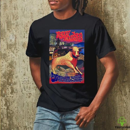 Birmingham, UK March 30 2024 Happy Mondays Tour Poster shirt