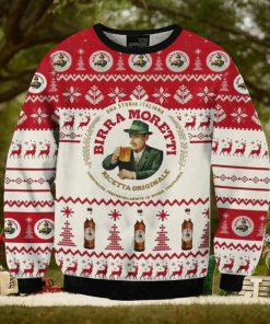 Birra Moretti 3D Printed Christmas Sweater